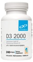XYMOGEN D3 2000 - Vitamina Biodisponible D3 2000 UI (50 mcg) - Suplemento de vitamina D de alta potencia para apoyar la salud inmunitaria, bonificación + salud cardíaca (240 Softgels)