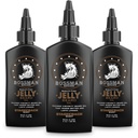 Bossman Jelly Beard Oil for Men 3 Pack (12 oz in Total, Stagecoach Scent) – Suave, hidrata " Condiciones con ingredientes naturales