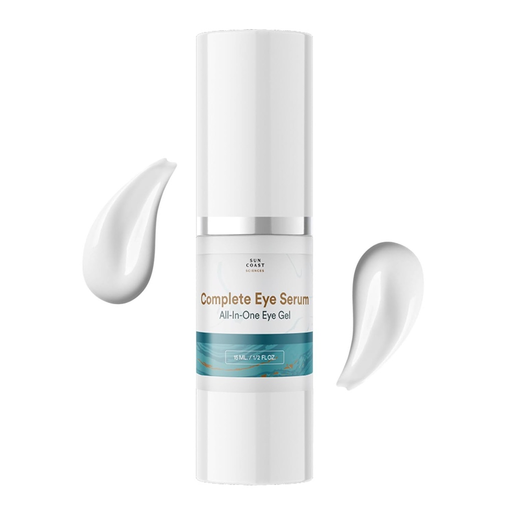 Sun Coast Sciences - Serum de ojos completos por el Dr. Mark Rosenberg para la reducción de las arrugas, Fading de manchas oscuras y Tratamiento de bolsas bajo ojo (Pack of 6)