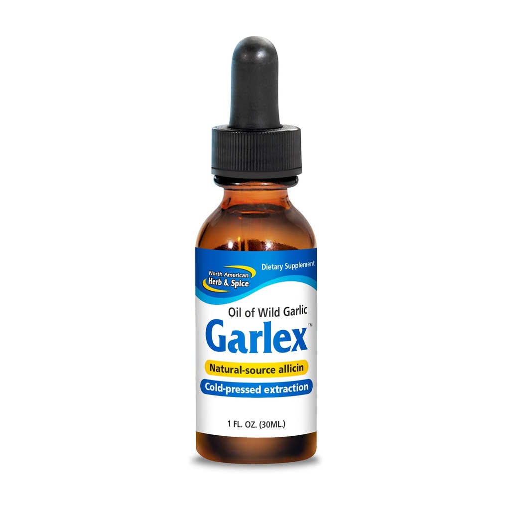 North American Herb and Spice, Garlex. Aceite de ajo silvestre, 1 oz