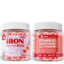 Gummies de hierro vegano+Vitamin B1 Gummies