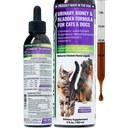 Cat &amp; Dog Urinary Tract Treatment, Bladder & Kidney Support for Dogs and Cats, Powerful Yet Gentle Pet Care, with Liquid Cranberry &amp; Glucosamine, Chicken Flavor, 6 oz Bottle, 1 Pack