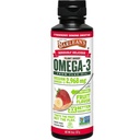 Aceite de Flaxseed Banana de Fresa de Barlean Líquido, Omega Vegan 3 6 9 Suplementos para adultos y niños de aceite de semilla de Flax Presionado Frío con 2,968 mg de Omegas Veganos, Gluten Free, 8 oz