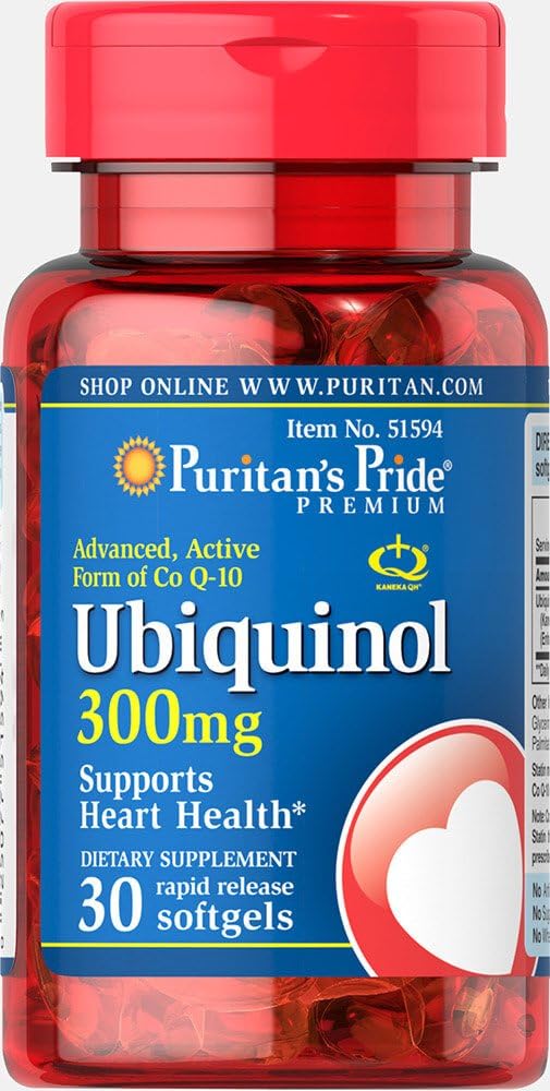 Pride de Puritan Ubiquinol 300 mg Softgels, 30 Conde