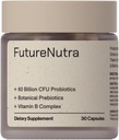 10 Estrechos avanzados, prebióticos y vitaminas B para la salud total dígestiva e inmunitaria, soporta el estreñimiento ocasional, ruborización, diarrea - 30 cuenta/botella