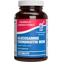 Alta Absorción Glucosamine Chondroitin MSM - Clinical Formula Bone Joint Tendon and Ligament Supplement with MSM Glucosamine Chondroitin - Non-GMO Gluten Free &amp; Made in The USA - 120 Servings