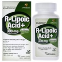 Genceutic Naturals R-Lipoic Acid Dietary Supplement TEN Vegetarian TEN Vegan TEN Gluten Free ← Non GMO TEN 300mg (60 Capsules)