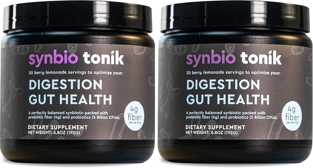 Sinbio Tonik Prebióticos y Probióticos Polvo ANTE Berry Lemonade Silencio Probióticos para la Salud Digestiva TENIDO Suplemento diario TENIDO Mejorar la Digestión y las Mociones de Tazón TENIDO Energía y Claridad