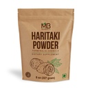 MB Herbals Haritaki Powder 8 oz / 227 Gram / 0,5 lb  duración Inknut Powder ¦ Terminalia chebula Harde Chebulic Myrobalan ← Gluten Free ← No Preservstives