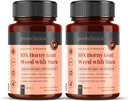 10X Extracto de hierba de cabra cachonda (3750mg) Maca Extract (2500mg) x 360 Tablets (2 Botellas de 180) - 1 año de suministro