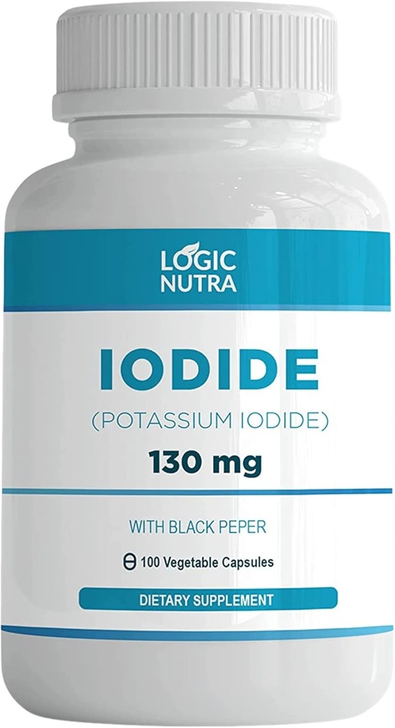 Iodine (Potasio Iodide) 130 mg con 100 cápsulas vegetales