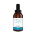 Dr. Brighten Vitamina D3/K2 — Las gotas de líquido altamente concentrado D3 K2 — Suplemento dietético para un sistema inmunitario fuerte y la salud ósea, 2 Fl Oz