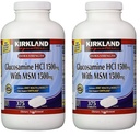 Glucosamina firma Kirkland con MSM, 375 Tabletas (2 Pack)