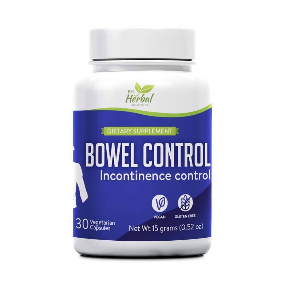 Bowel Incontinence Support Suplemento - Control Leaky Bowel - Reduce Frecuencia y Severidad de Episodios de Incontinencia de Tazón - Suplemento Herbal 100% Natural