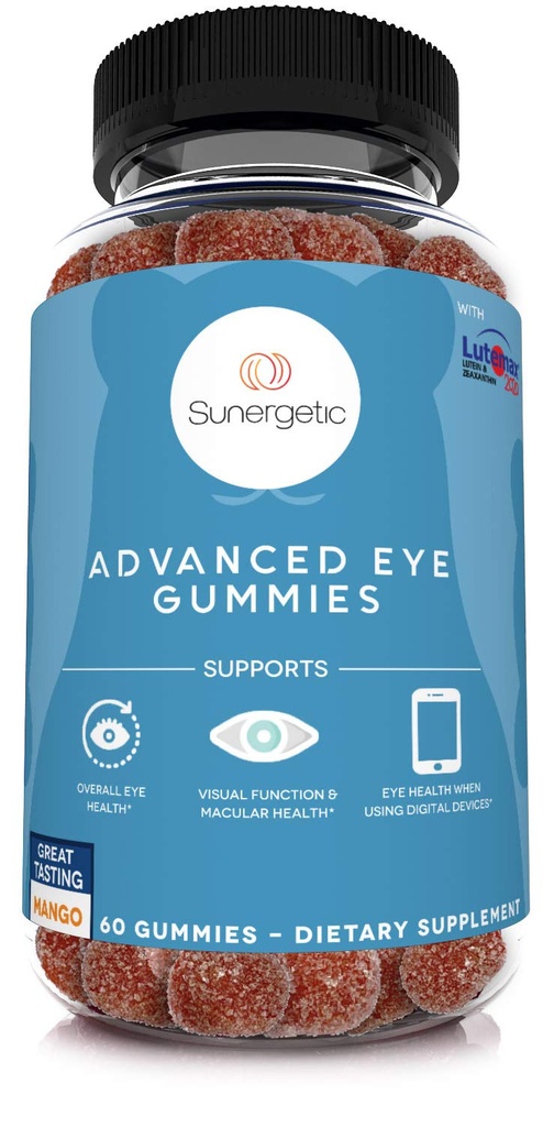 Soporte Ocular Premium Gummies–Lutein Gummies con Zeaxanthin Asistencias Salud Ocular Global, Visión &amp; Salud Macular–Clinically Studied Lutein & Zeaxanthin Gummies with Lutemax 2020-60 Eye Gummies