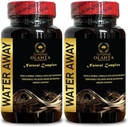 Píldoras de agua natural - Píldoras de agua diurética, Alivio de Bloating rápido, Alivio de retención de agua, Dieta de ácido úrico, Retención de agua y Flushing - 2 Botellas