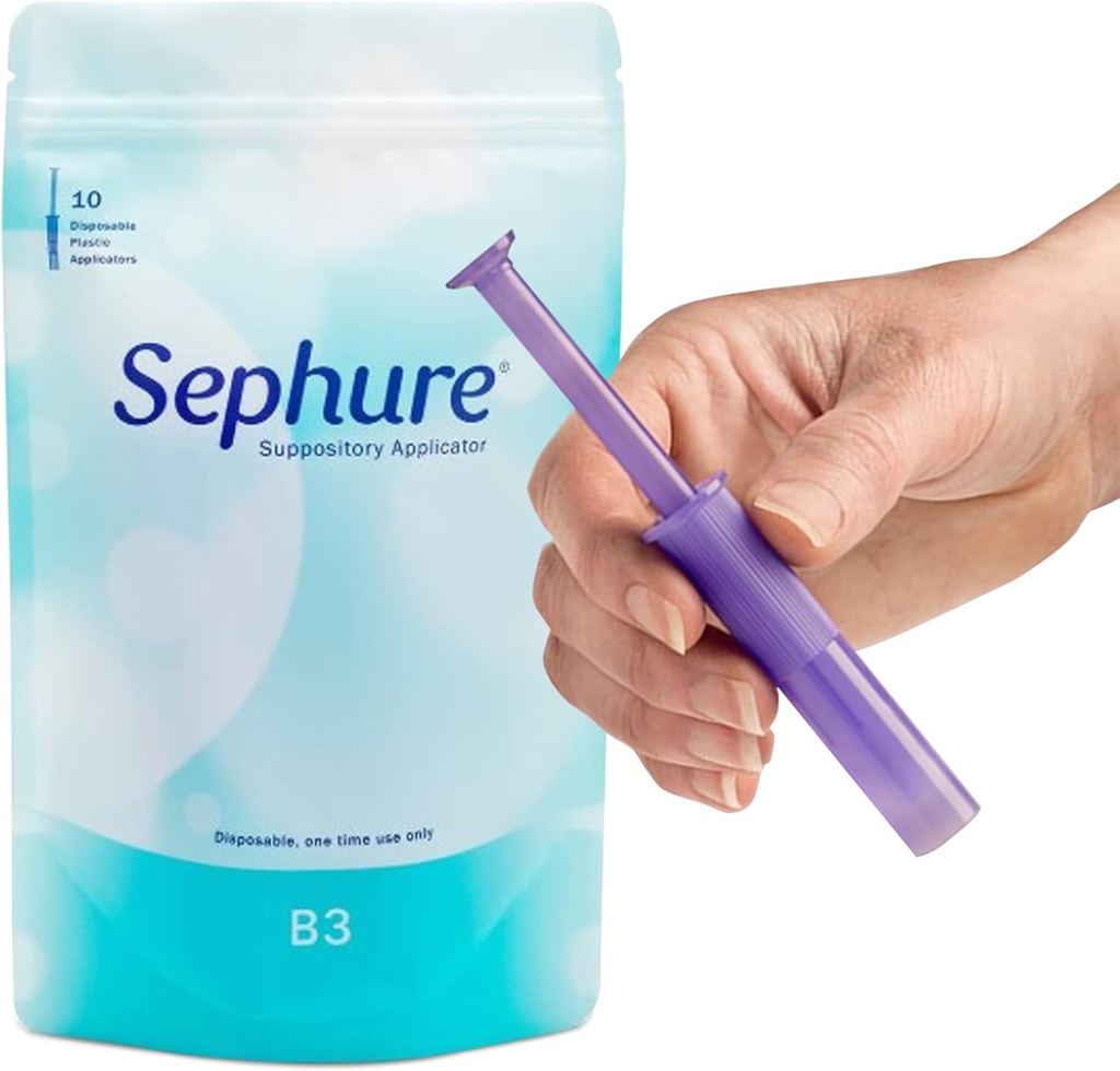 Aplicador fácil de usar para mujeres y hombres, aplicador desechable para depósitos para estreñimiento de varias marcas, 1-Pack, 10-Count, Tamaño B3