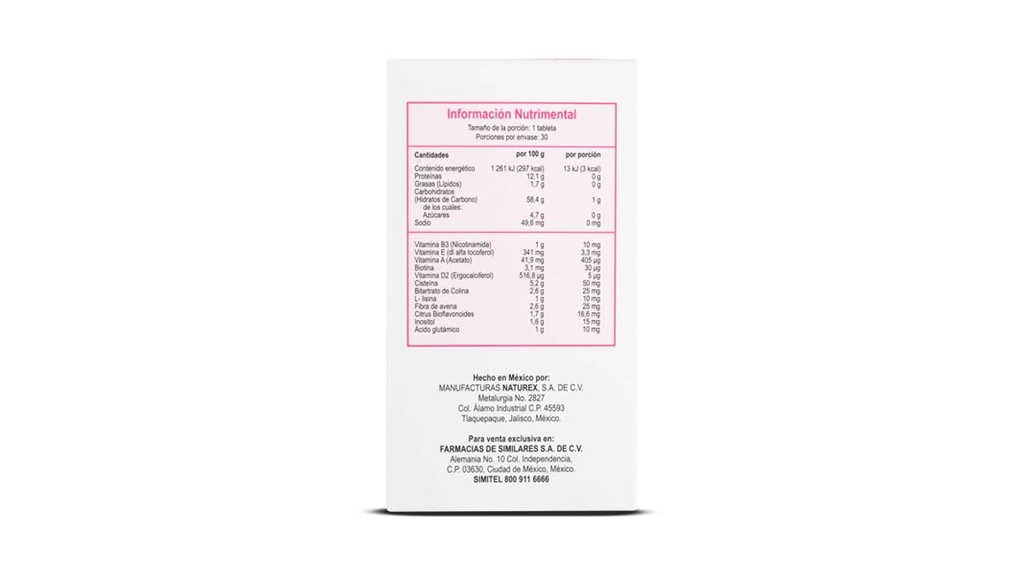 Antioxidantes y aminoácidos Suplemento para el cabello y uñas comparan con Gelasimi 30 tableta- Antioxidantes y Aminoácidos Suplemento para Cabello y uñas comparado con GELASIM 30TAB CISTE