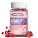 Cranberry Gummies 1000mg, Suplementos de Arándano para Mujeres, con D-Mannose 250mg, Mujeres Probióticas Gummies, Urinary Tract Health, Cranberry Flavor, NO GMOs, 60 Condes