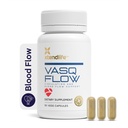 Xtendlife VasQFlow Nitric Oxide Booster - para Circulación, Flujo de Sangre, Corazón &amp; Muscle Soporte con Extracto de Espinacas Rojas " Ajo Envejecido - 1 Mes de Suministro (90 Cuenta)
