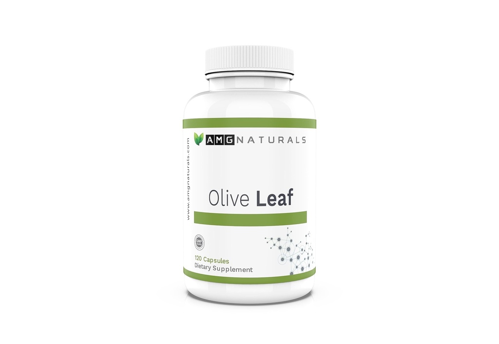 Hoja de Oliva - Sin Binders, Sin Fillers, Solo Soporte Herbal Puro - 120 cápsulas