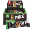 MET-Rx Big 100 Colossal Protein Bares, Crispy Apple Pie Meal Replacement Bares, 9 Cuenta