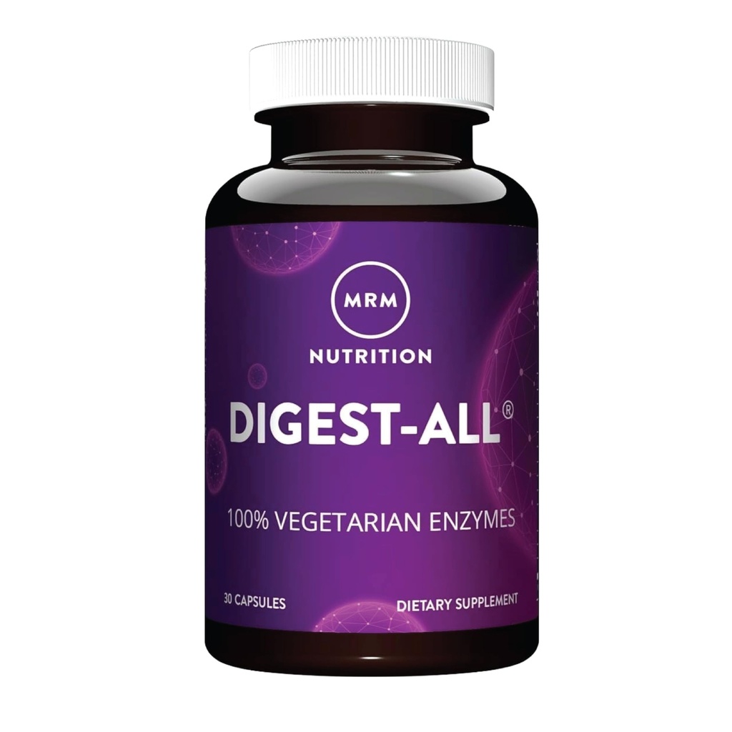 MRM Nutrition Digest-All Digestive Enzymes - Digestion and Absorption Support for Women & Men, Contains Enzymes and Herbs to Support Digestion, 100% Vegetarian & Gluten-Free - 15 Servings