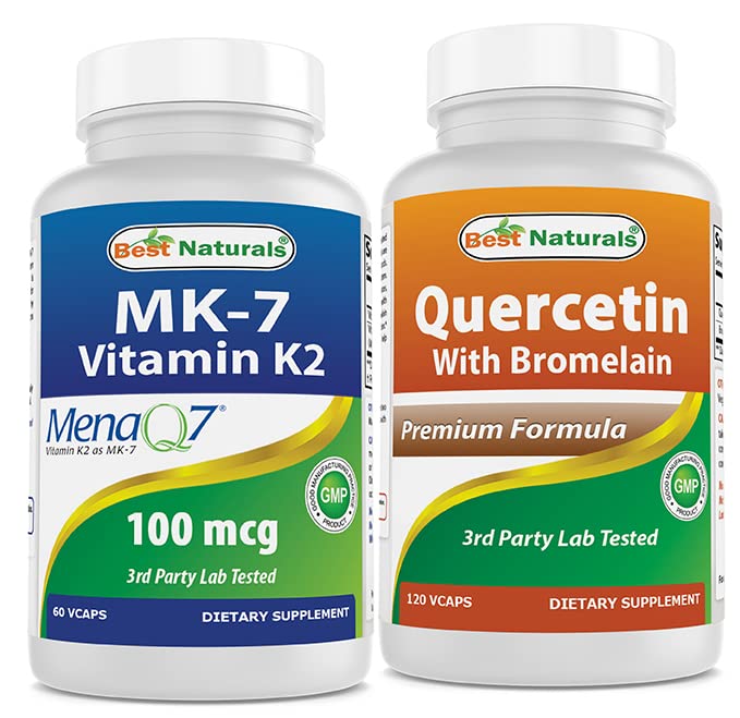 Mejores Naturales MK-7 100 mcg " Quercetina con Bromelain
