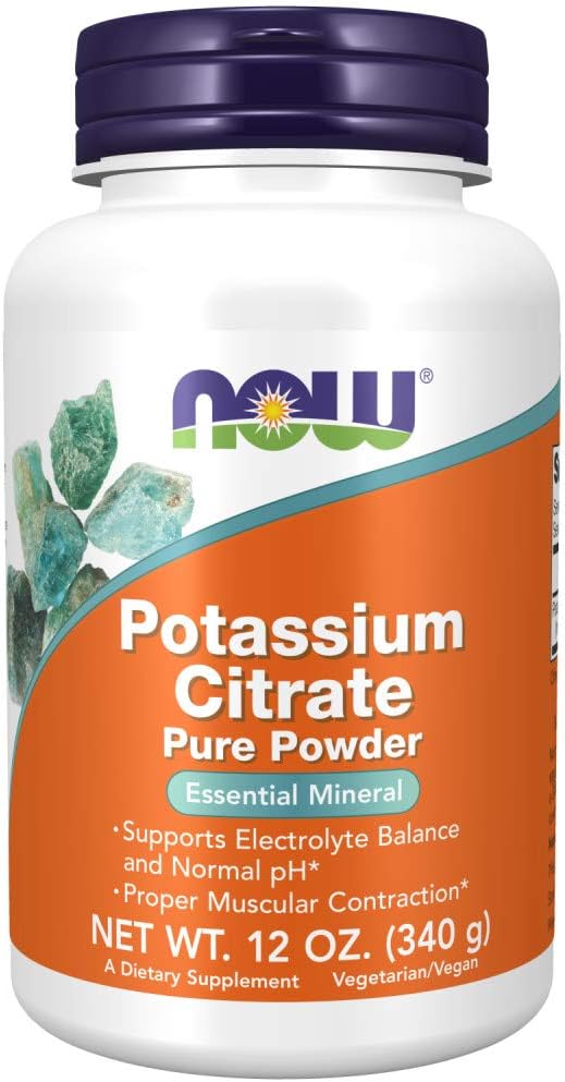 Ahora Alimentos Potasio Citrato Polvo 12 Ounce, 12.0 Unce