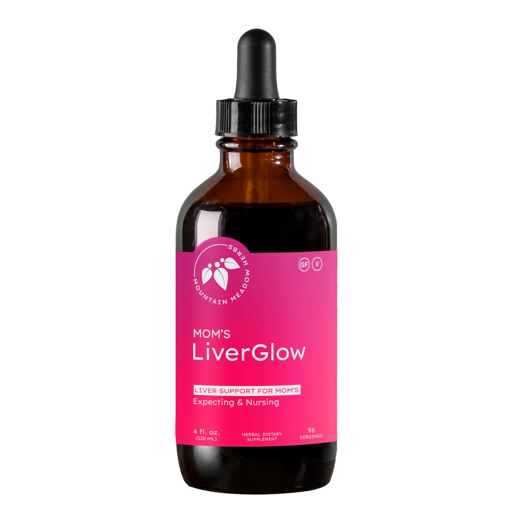Herbs de prado de montaña Liver Glow, Detoxificador avanzado y Regenerador para apoyar la salud y la función del hígado - 4 oz - para un hígado feliz