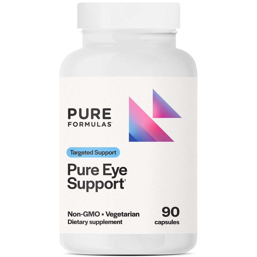 PureFormulas Pure Eye Support ¦ Lutein and Zeaxanthin Supplement - 90 Vegetarian Capsules