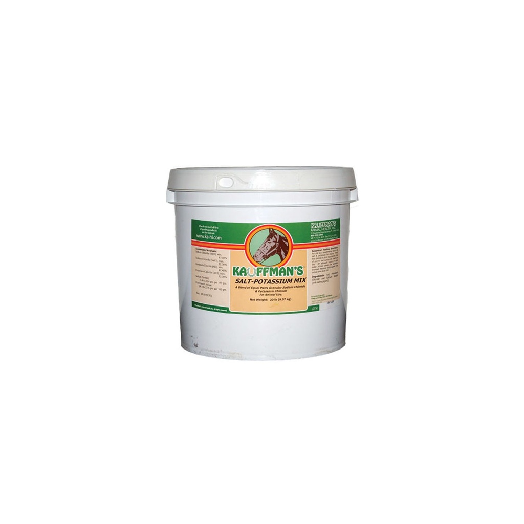 Salt Potassium Electrolytes for Horses - 20 libras