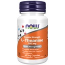 AHORA Suplementos de alimentos, L-Theanine 200 mg con Inositol, Gestión de estrés*, 60 cápsulas de verduras