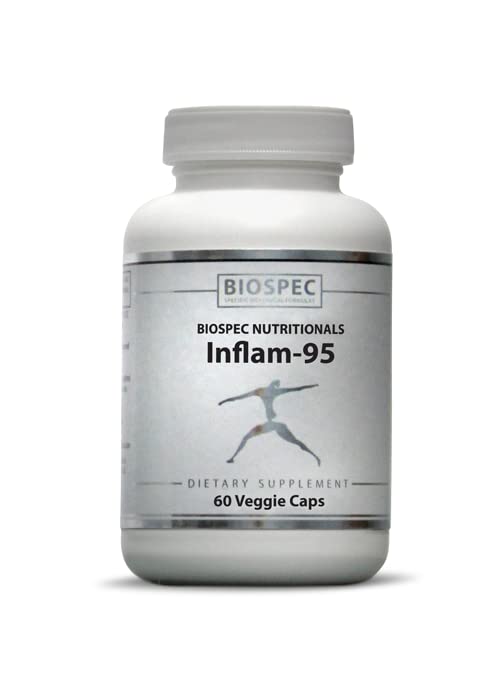 Inflam-95 - Extracto de la raíz de jengibre 2.000 mg, Extracto de la raíz de la acumulación, Extracto de la boswellia Serrata, Extracto de la hoja de nettle, Bioperina - Apoyo saludable respuesta inflamatoria*