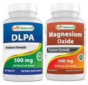 Mejores Naturales DLPA 500 mg " Oxido de magnesio 500 mg