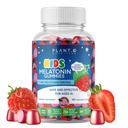 Kids Melatonin Gummies [Fall Asleep Faster with 100% Drug Free Strawberry Cream Flavored Gummy] for Natural Sleep Support | Vegetarian, Gluten Free | 60 Children’s Melotonin Chewables