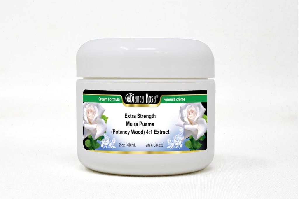 Bianca Rosa Extra Strength Muira Puama (Potency Wood) 4:1 Extracto Crema (2 oz, ZIN: 514232)