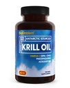 BioEmblem Aceite de Krill Antártico Suplemento de 1000mg TENGA-3 Aceite con Altos Niveles de EPA + DHA, Astaxanthin y Phospholipids TEN NO Fishy Aftertaste TEN 60-Count Non-GMO Softgels
