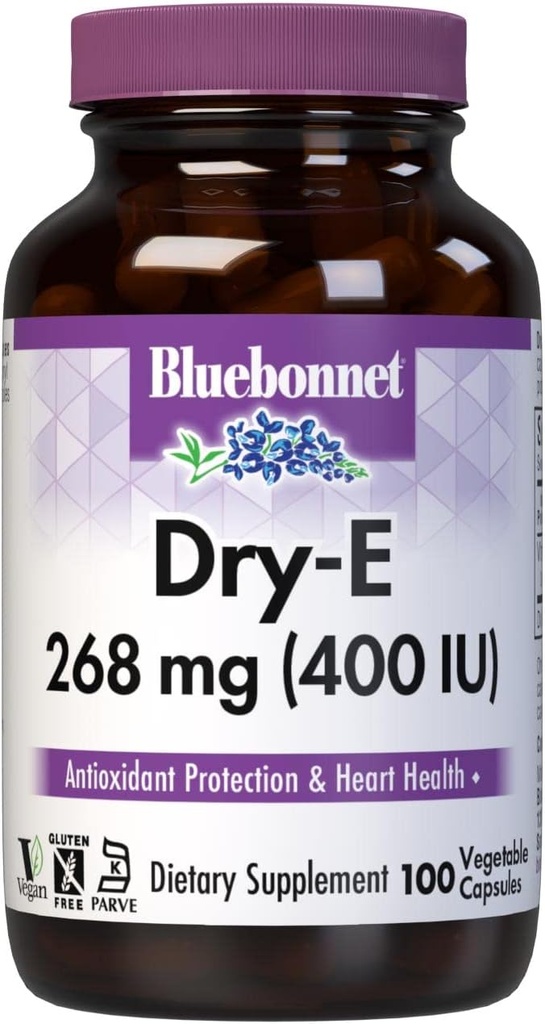 BlueBonnet Dry E-400 IU Vegetable Capsules, 100 Conde