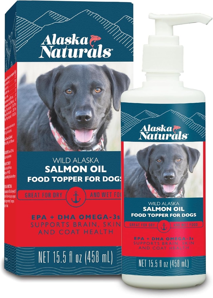 Alaska Naturales Salvaje Alaska Salmón Aceite de comida para perros