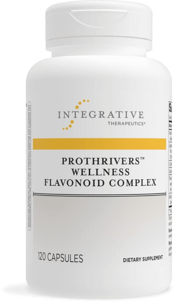 Terapéutica Integrativa ProThrivers Wellness Complejo Flavonoide - Asistencia Sendas Antioxidantes saludables* - Con CoQ10, Extracto de Curcumin, Extracto de Té Verde y L-Glutathione - Dairy Free - 120 cápsulas