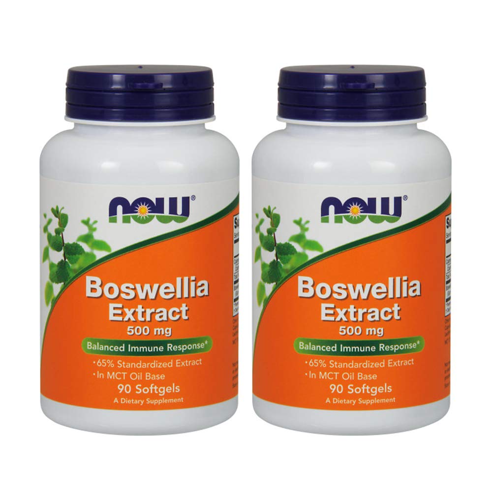 Ahora Alimentos Boswellia Extraer 500 mg Softgels, 90 Cuenta x 2