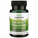 Swanson Organic Spirulina &amp; Astaxanthin 120 Veg Tabs