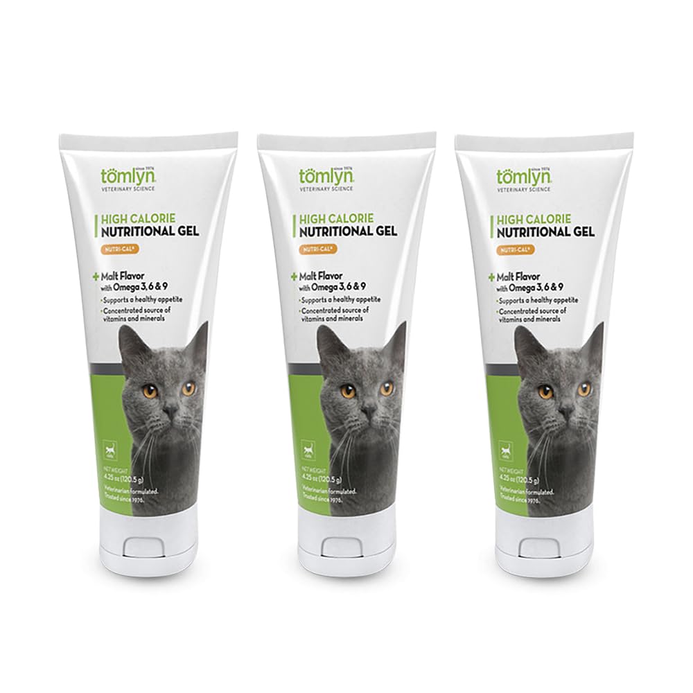 Nutri-cal para Cats High Calorie Suplemento dietético, 4.25-ounce Tube (Pack of 3)