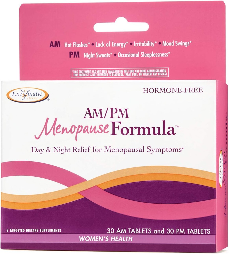 Terapia enzimática - AM/PM Menopause Fórmula - 60 fichas