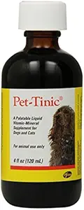 Pfizer Animal Pet-Tinic Vitamin-Mineral Suplemento para perros y gatos, 4-Once por Pfizer Animal