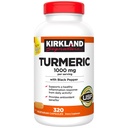 Kirkland Signature Turmeric con Black Pepper, 1000mg (320 conde)