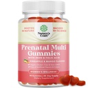 Gummies Prenatal Vegan para Mujeres - Vitaminas Prenatales Gummy para Mujeres con Acido Fólico de Hierro y Espejo de Superfruit - Vitaminas Chewable Fórmula Gummy (Pineapple Mango) 1 Mes