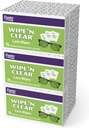 Flents Eyeglass Cleaner Lens Wipes - 225 Conde (3 Cajas de 75) Ropas de limpieza preestablecidas de forma individual Anti-Streak para gafas de vista, gafas de sol, pantallas de teléfono, monitores de computadora