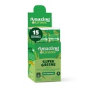 Increíble Grass Greens Blend Superfood: Super Greens Powder Smoothie Mix with Spirulina, Chlorella, Beet Root Powder, Digestive Enzymes, Prebiotics & Probiotics, Original, 15 Servings (Packaging May Vary)